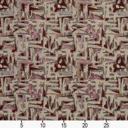 Image of 8519 Wine/Abstract showing scale of fabric