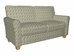 8522 Meadow fabric upholstered on furniture scene