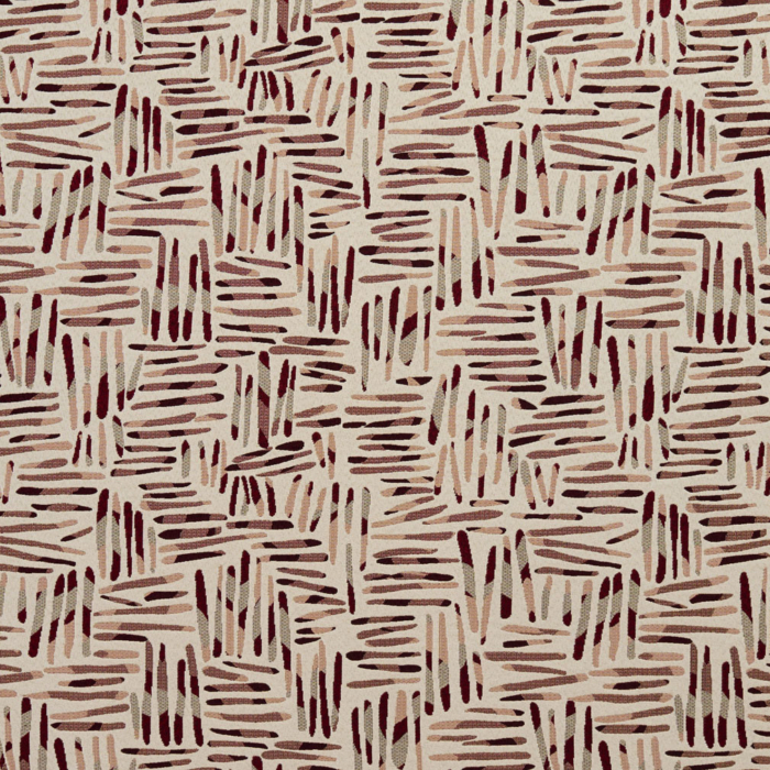 8534 Wine/Tally upholstery fabric by the yard full size image
