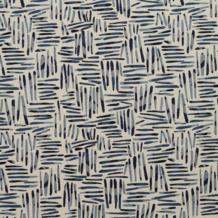 8535 Sapphire/Tally upholstery fabric by the yard full size image