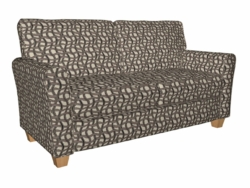 8545 Bronze/Maze fabric upholstered on furniture scene