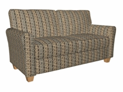 8549 Nutmeg/Interlock fabric upholstered on furniture scene