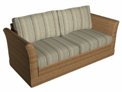 9550 Pesto fabric upholstered on furniture scene