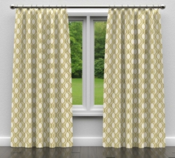 CB600-134 drapery fabric on window treatments