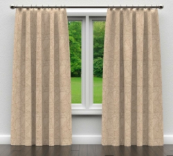 CB600-167 drapery fabric on window treatments