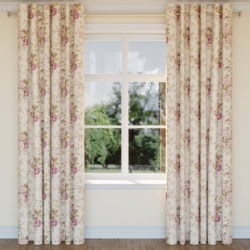 CB600-197 drapery fabric on window treatments