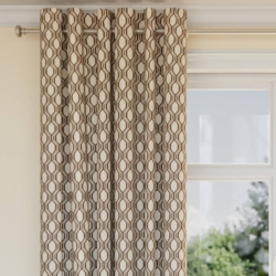 CB600-202 drapery fabric on window treatments