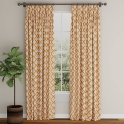 CB600-257 drapery fabric on window treatments