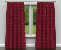 CB700-283 drapery fabric on window treatments
