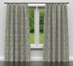 CB700-342 drapery fabric on window treatments