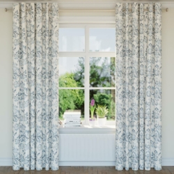 CB700-417 drapery fabric on window treatments