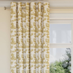 CB700-435 drapery fabric on window treatments