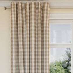 CB700-443 drapery fabric on window treatments