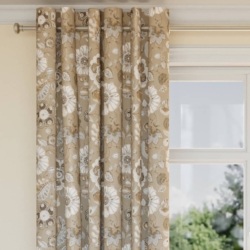 CB700-446 drapery fabric on window treatments