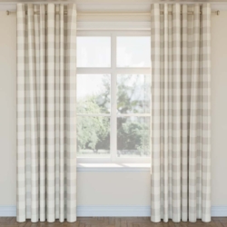 CB700-506 drapery fabric on window treatments