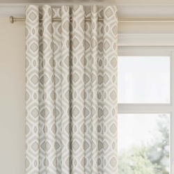 CB700-507 drapery fabric on window treatments