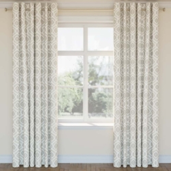 CB700-507 drapery fabric on window treatments