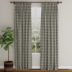 CB700-554 drapery fabric on window treatments