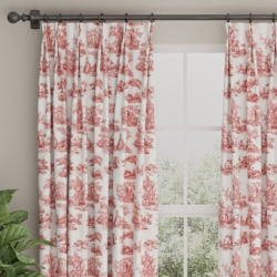 CB700-563 drapery fabric on window treatments