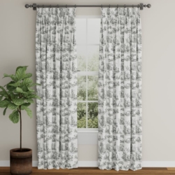 CB700-564 drapery fabric on window treatments