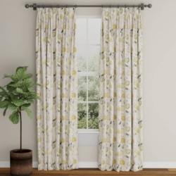 CB700-579 drapery fabric on window treatments
