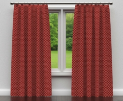 CB800-107 drapery fabric on window treatments
