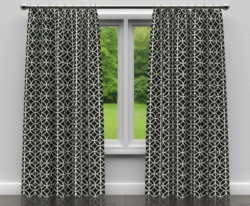 CB800-115 drapery fabric on window treatments