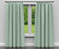CB800-128 drapery fabric on window treatments