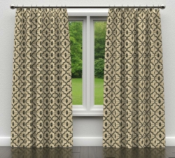 CB800-152 drapery fabric on window treatments