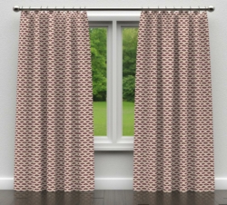 CB800-153 drapery fabric on window treatments