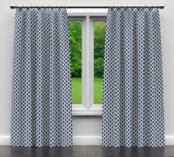 CB800-231 drapery fabric on window treatments
