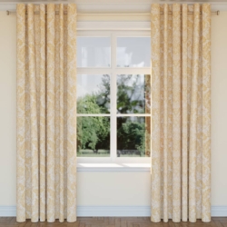 CB800-273 drapery fabric on window treatments