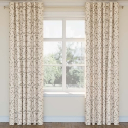 CB800-393 drapery fabric on window treatments