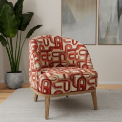 CB800-437 fabric upholstered on furniture scene