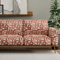 CB800-437 fabric upholstered on furniture scene