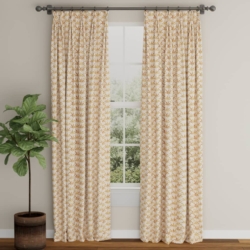 CB900-136 drapery fabric on window treatments