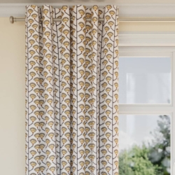 CB900-63 drapery fabric on window treatments