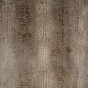 Caiman Driftwood upholstery genuine leather full size image