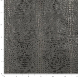 Image of Caiman Gunmetal showing scale of leather