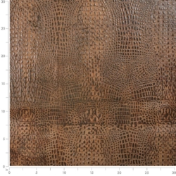 Image of Caiman Umber showing scale of leather