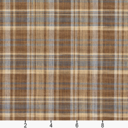Image of D100 Wheat Plaid showing scale of fabric