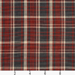 Image of D101 Brick Plaid showing scale of fabric