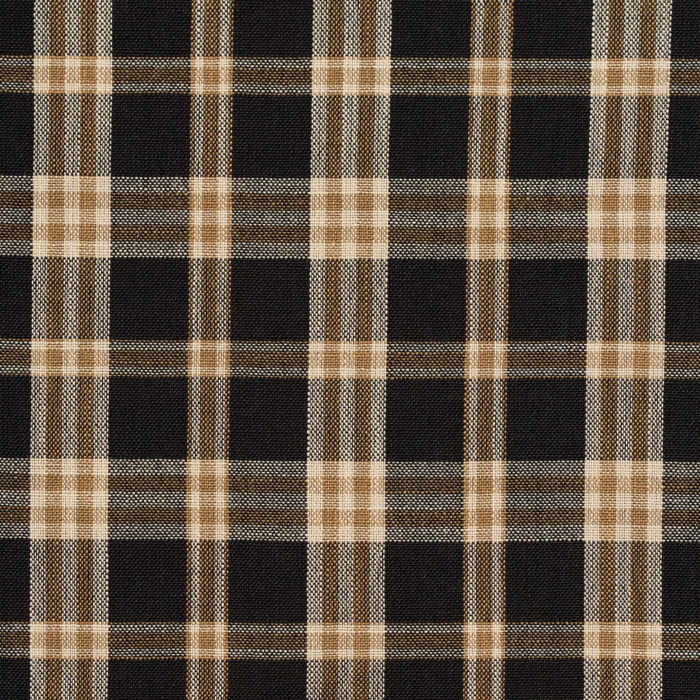 D103 Onyx Plaid upholstery fabric by the yard full size image