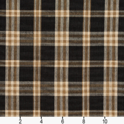 Image of D103 Onyx Plaid showing scale of fabric