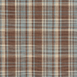 D104 Cornflower Plaid upholstery fabric by the yard full size image