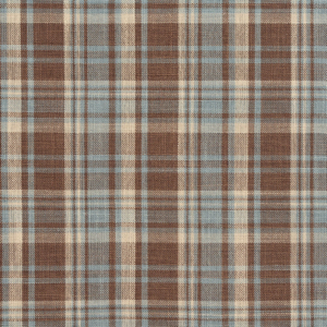 D104 Cornflower Plaid upholstery fabric by the yard full size image