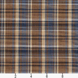 Image of D106 Indigo Plaid showing scale of fabric