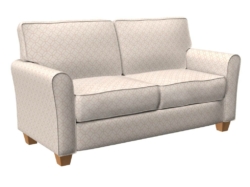 D1066 Ivory Geometric fabric upholstered on furniture scene