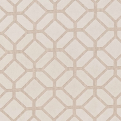 D1066 Ivory Geometric upholstery fabric by the yard full size image