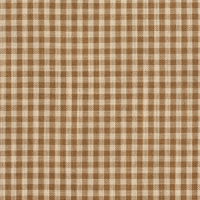 D114 Wheat Gingham upholstery fabric by the yard full size image